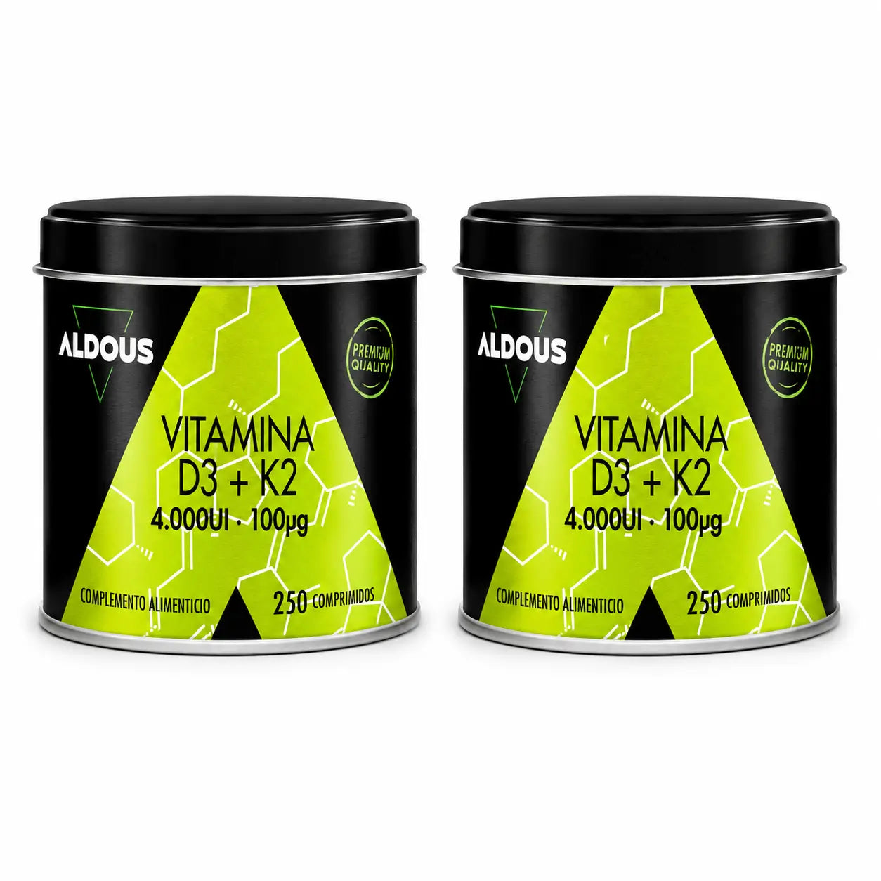 Aldous Bio Vitamina D3 + K2, 250 Comprimidos , pack 2