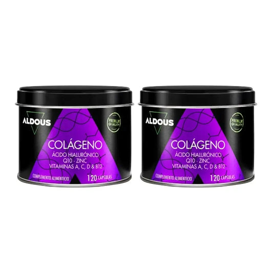 Aldous Labs Colágeno Hidrolizado Peptiplus, 2X120 Cápsulas