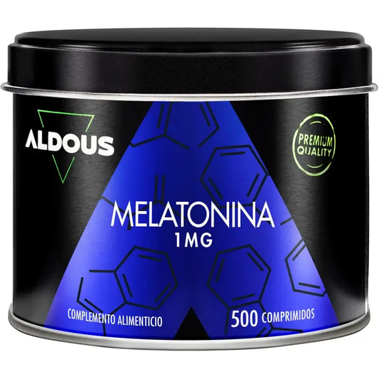 Aldous Labs Complemento Alimenticio Melatonina Pura 1 Mg , 500 comprimidos