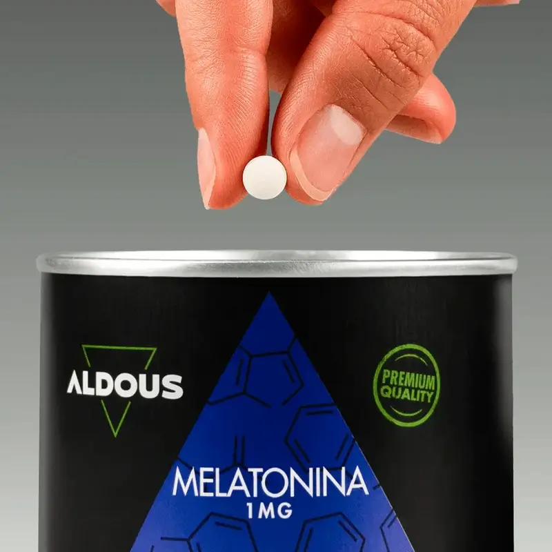 Aldous Labs Complemento Alimenticio Melatonina Pura 1 Mg , 500 comprimidos