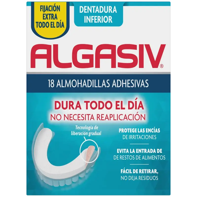 Algasiv Inferior Almohadillas 18 unidades