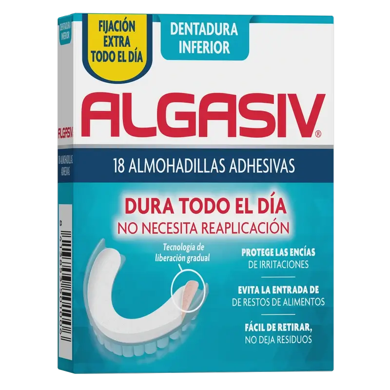 Algasiv Inferior Almohadillas 18 unidades