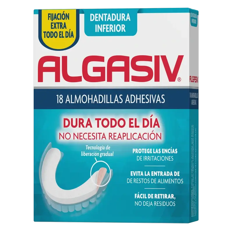 Algasiv Inferior Almohadillas 18 unidades