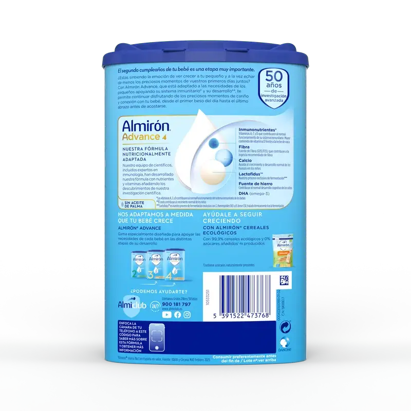 Almirón Advance 4, Pack 12 x 800g