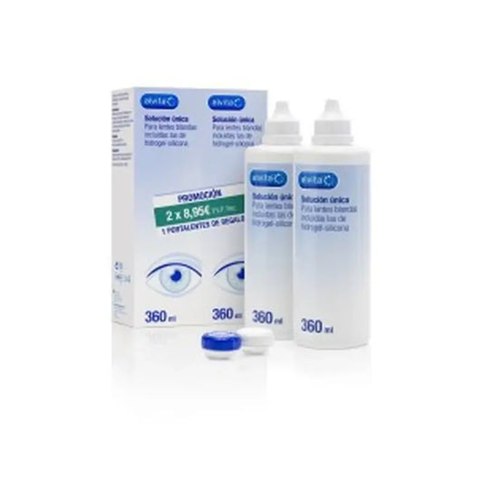 Alvita Solución Única Ac Hialurónico, 2 Unidades x 360 ml