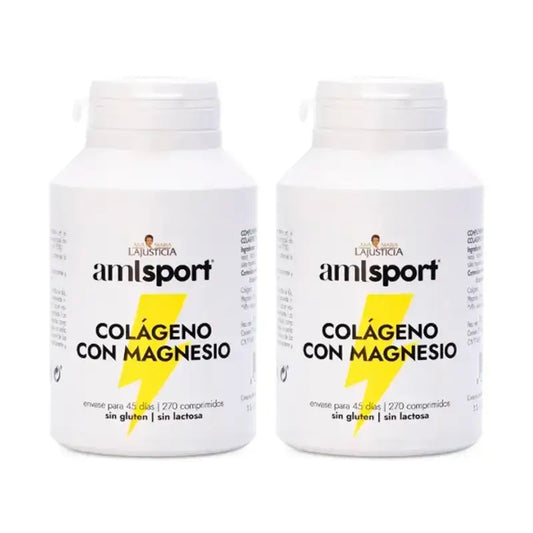 Amlsport Colágeno Con Magnesio, 2X270 Comprimidos