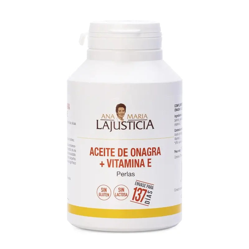 Ana Maria Lajusticia Aceite de Onagra + Vitamina E, 275 perlas