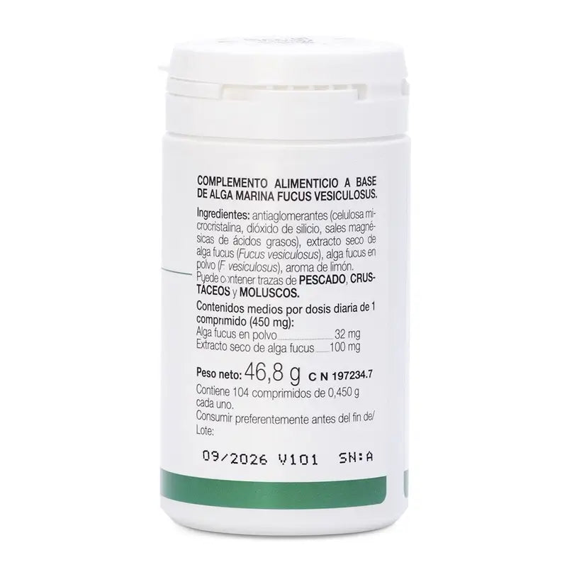 Ana Maria Lajusticia Algas Sabor Limón , 104 comprimidos