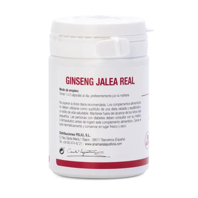 Ana Maria Lajusticia Ginseng con Jalea Real, 60 cápsulas