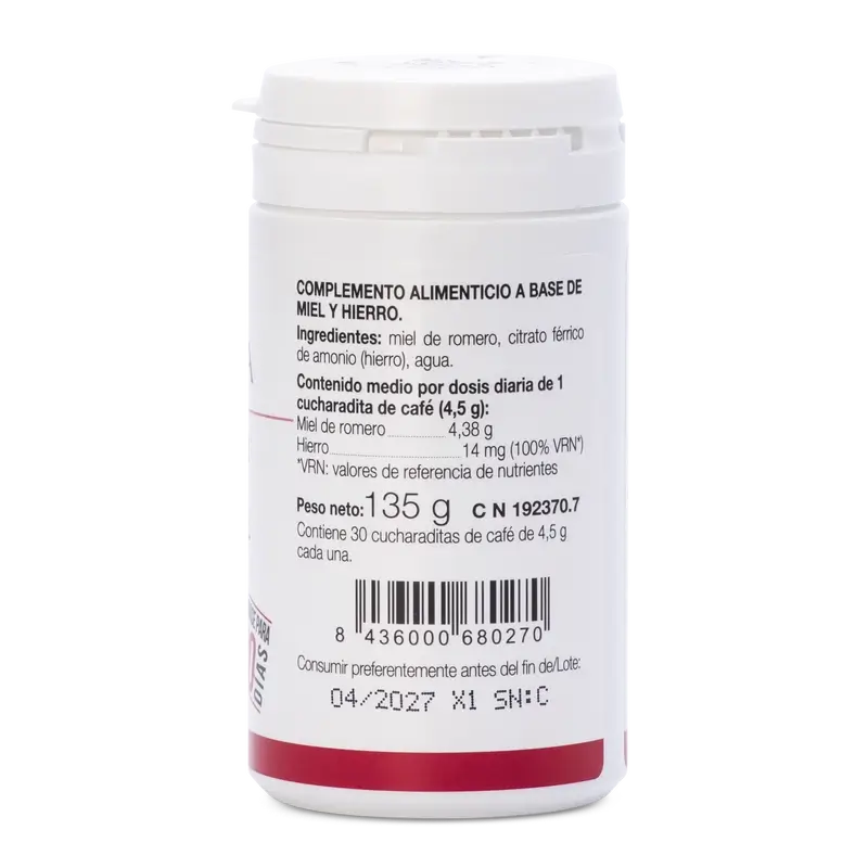 Ana Maria Lajusticia Hierro con miel, 135 gr