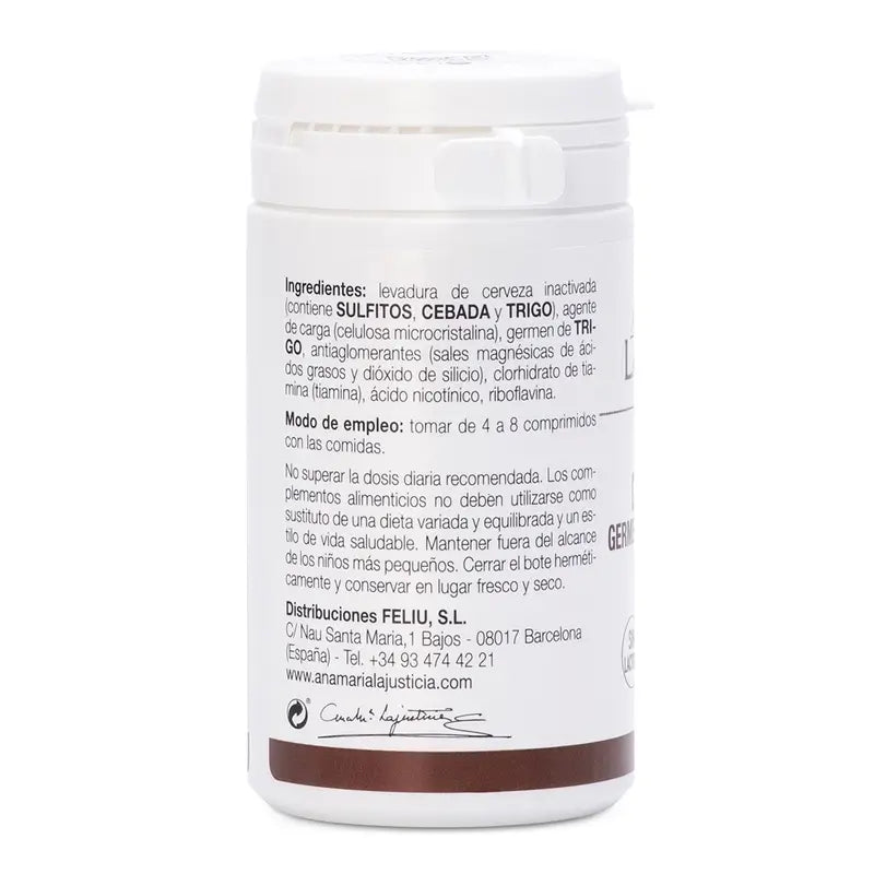 Ana Maria Lajusticia Levadura de Cerveza, 80 comprimidos