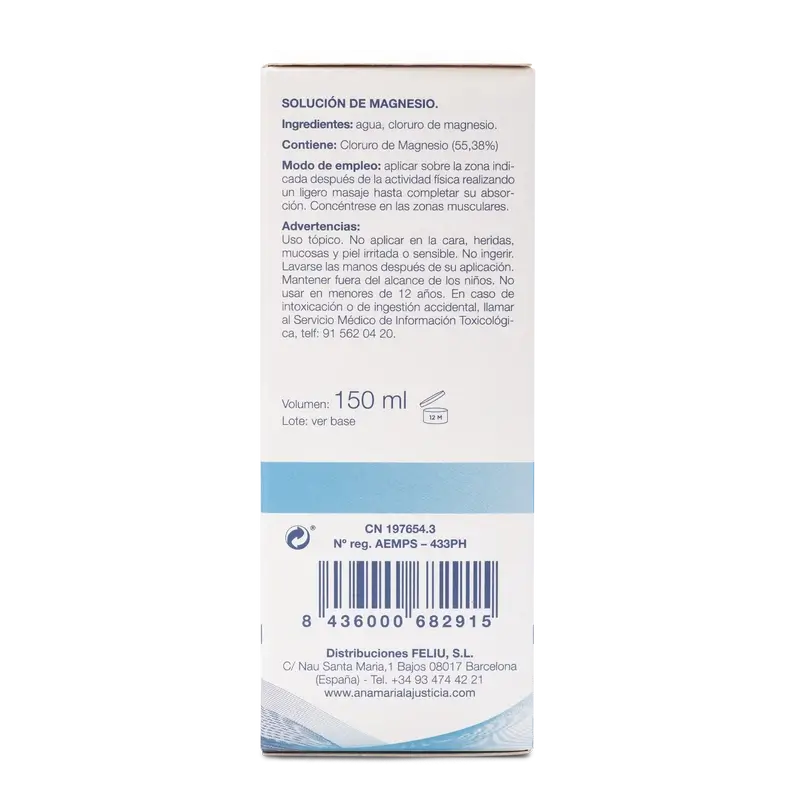 Ana Maria Lajusticia Aceite de Magnesio, 150 ml