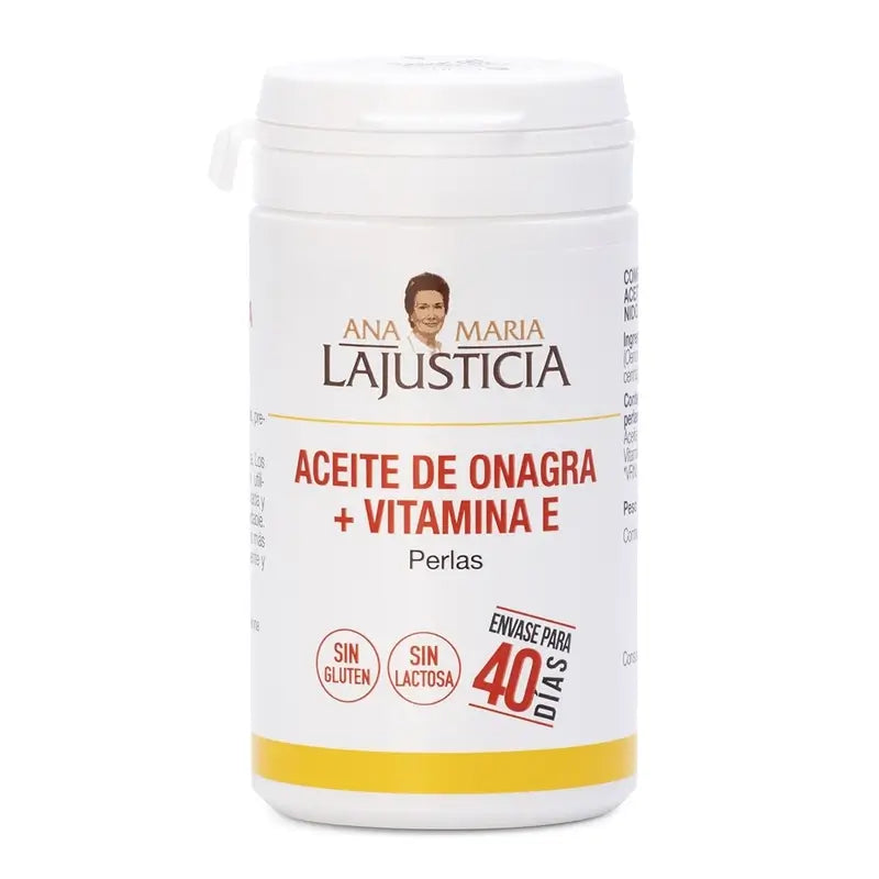 Ana Maria Lajusticia Aceite de Onagra + Vitamina E, 80 perlas