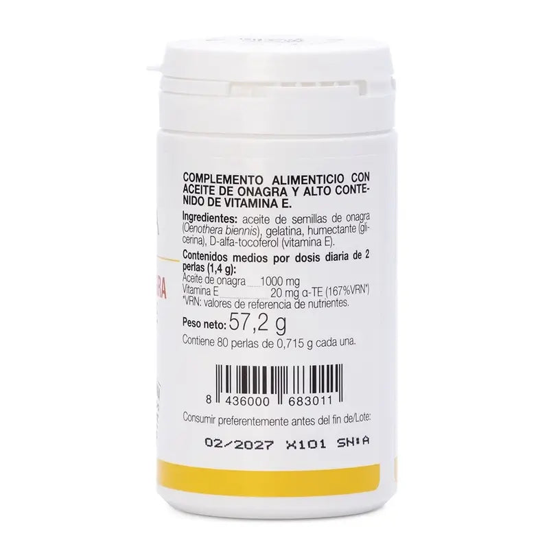 Ana Maria Lajusticia Aceite de Onagra + Vitamina E, 80 perlas