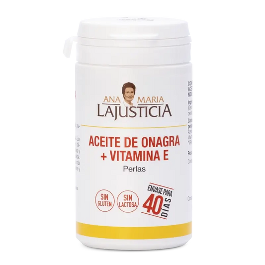Ana Maria Lajusticia Aceite de Onagra + Vitamina E, 80 perlas