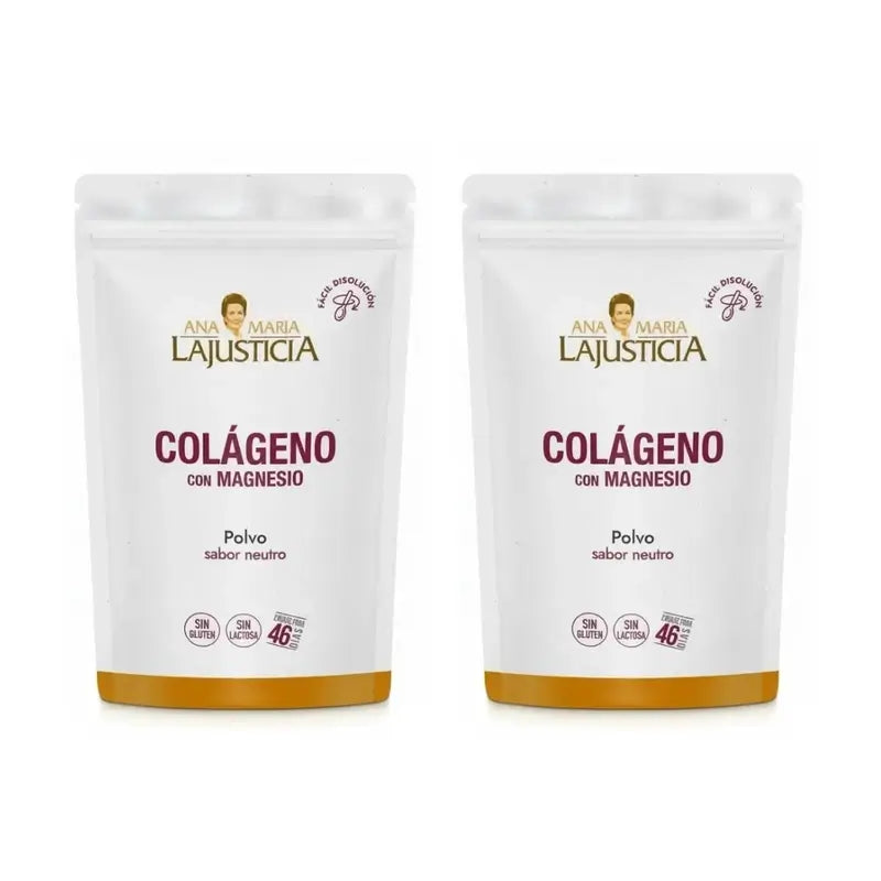 Ana Maria Lajusticia Colágeno Con Magnesio Doypack , 2x350 gr