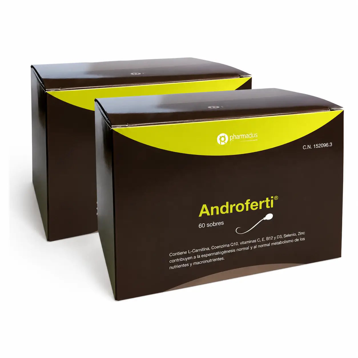Androferti Suplemento Alimenticio, Pack 2x60 Sobres