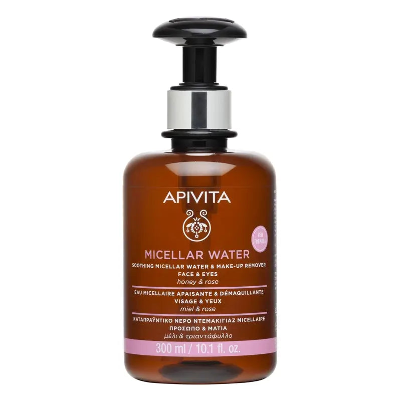 Apivita Agua Micelar Calmante & Desmaquillante, 300 ml