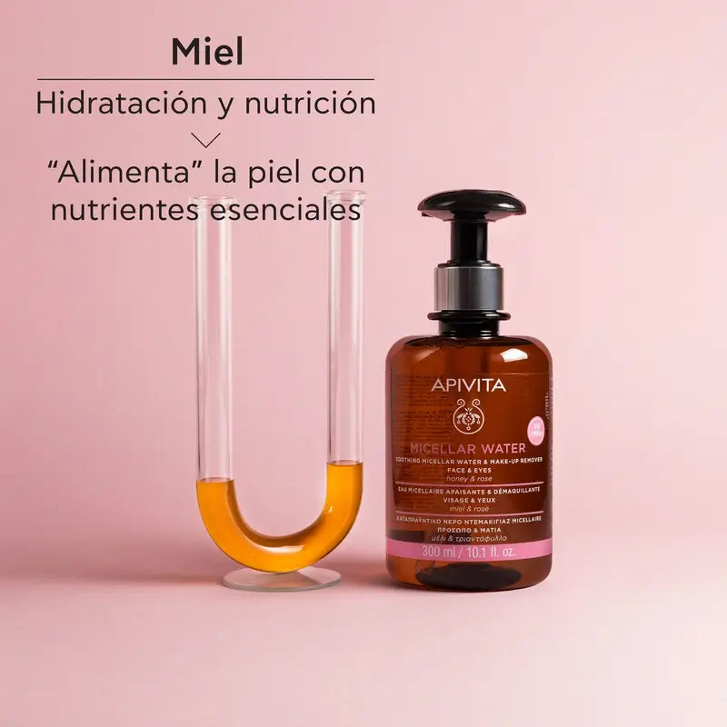 Apivita Agua Micelar Calmante & Desmaquillante, 300 ml