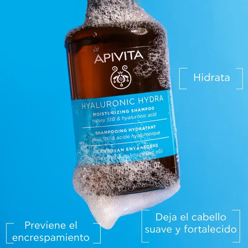 Apivita Apivita Hyaluronic Hydra Champú Hidratante, 250 Ml