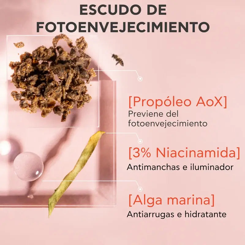 Apivita Apivita Reparación Antiedad Diaria Con Color Spf50, 50 ml