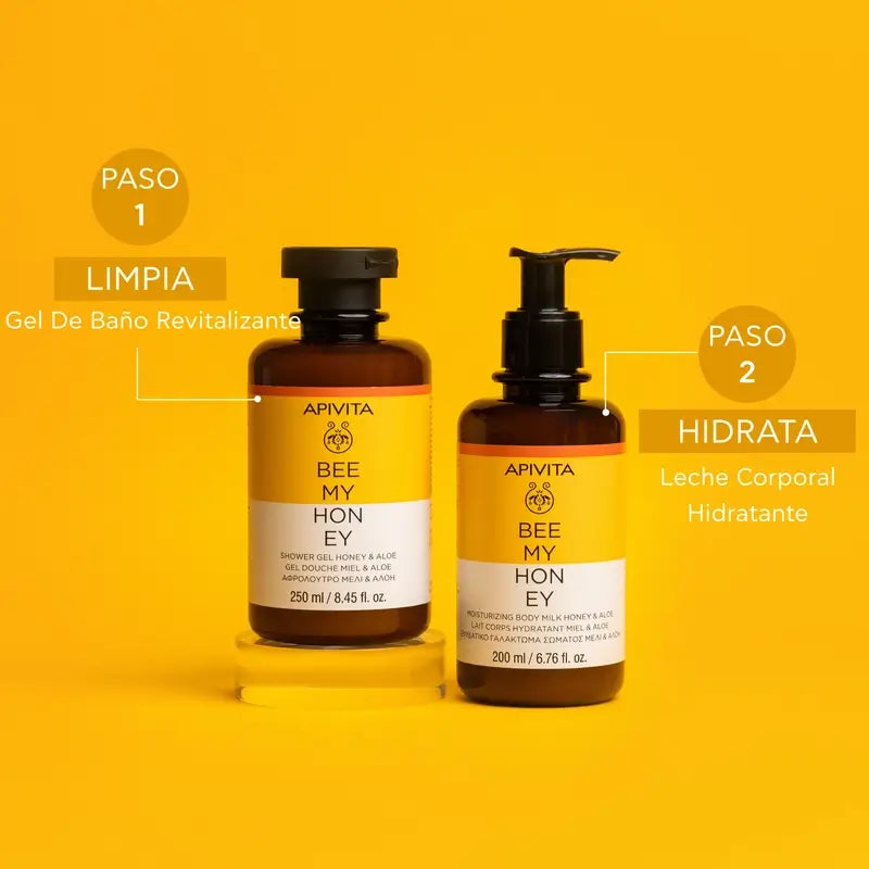 Apivita Bee My Honey Gel De Ducha Con Miel Y Aloe , 250 ml