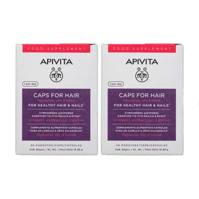 APIVITA cápsulas Anticaida, Pack 2 x 30 unidades