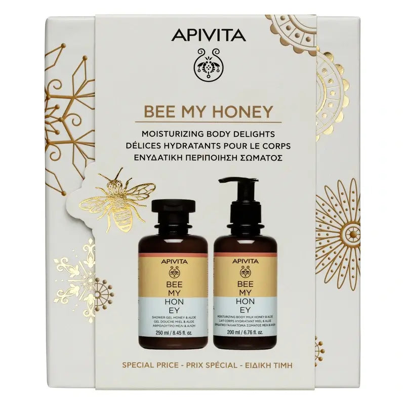 Apivita Promo Bee My Honey Gel De Baño, 250Ml + Leche Corporal 200Ml