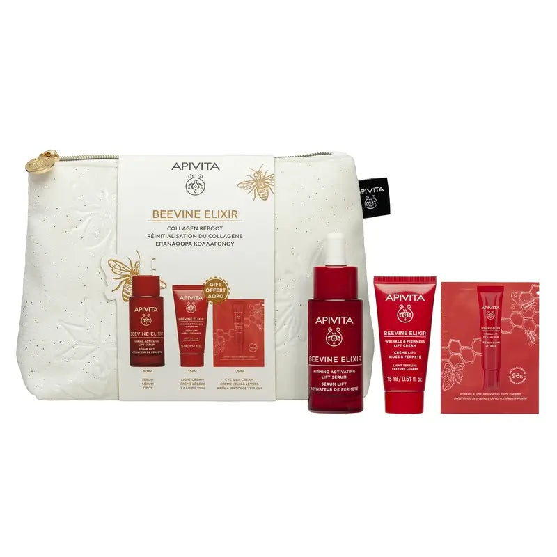 Apivita Promo Beevine Elixir Sérum Lift Activador De Firmeza, 30Ml + Regalo Crema Ligera 15Ml + Contorno De Ojos 1,5Ml
