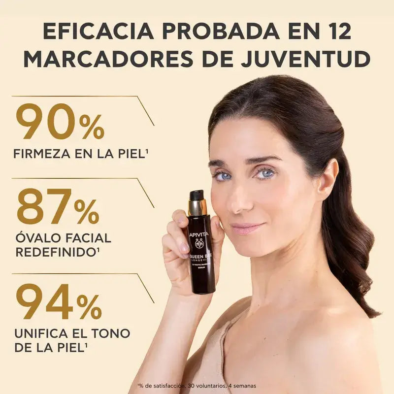 Apivita Queen Bee Longevity Sérum 12 Marcadores De Juventud, 30 ml