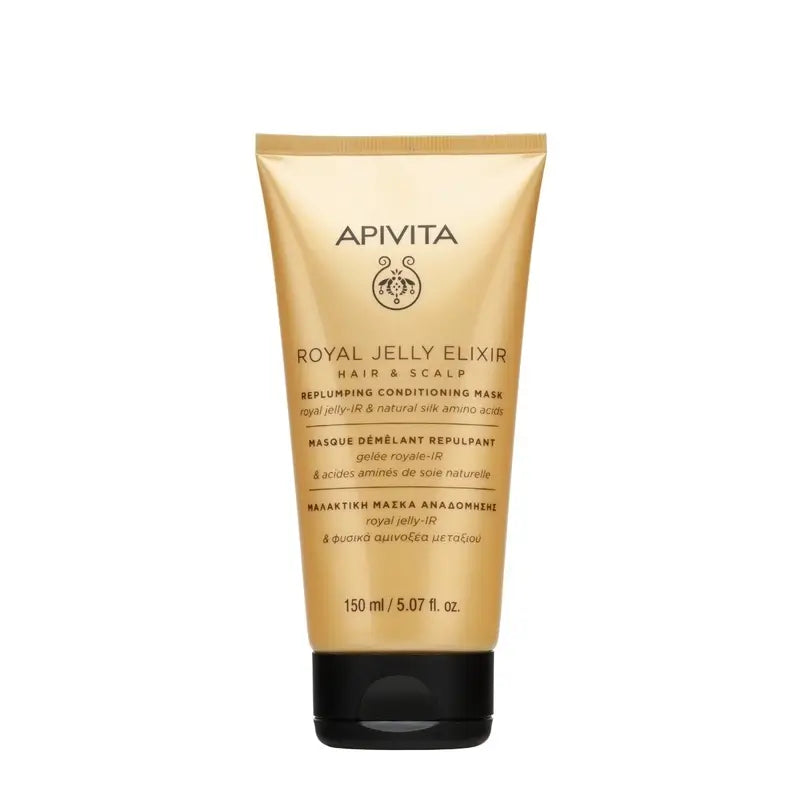 Apivita Royal Jelly Mascarilla Voluminizadora Acondicionadora, 150 ml