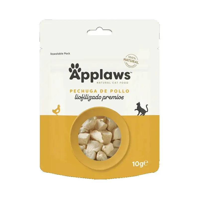 Applaws Cat Snack Pechuga De Pollo Liofilizado, 12x10 gr
