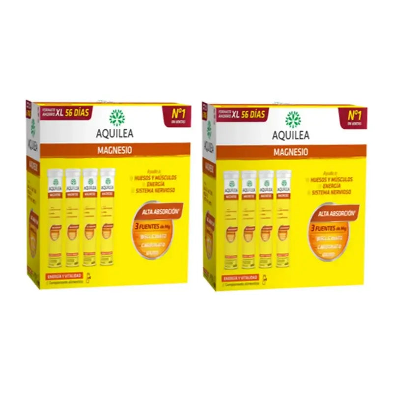 Aquilea Energía & Vitalidad Magnesio Efervescentes , 2X56 Comprimidos