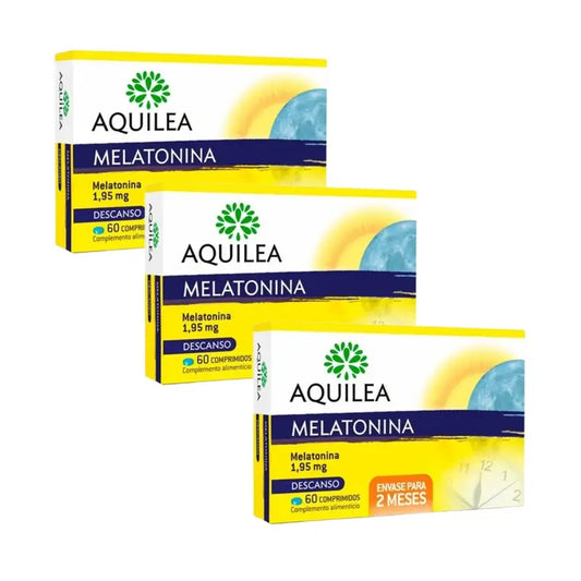 Aquilea Melatonina 1,95 mg Pack 3 x 60 Comprimidos