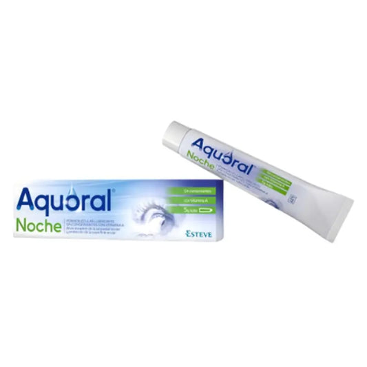 Aquoral Noche Pomada Ocular Lubricante, 5 gr