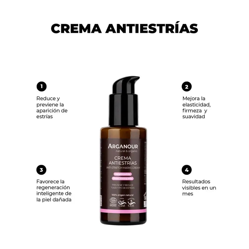 Arganour Corporal Crema Antiestrías, 100 Ml