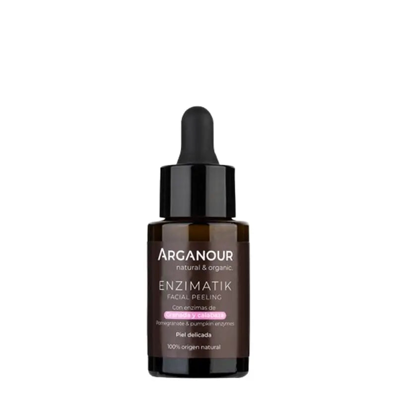 Arganour Facial Enzimatik - Peeling Facial Con Enzimas De Granada Y Calabaza, 30 Ml
