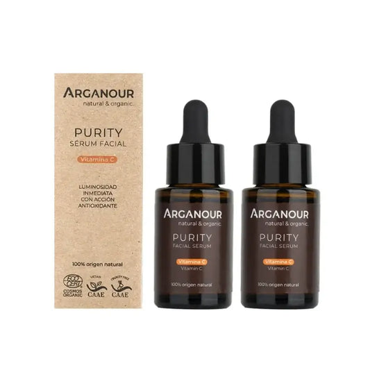 Arganour Facial Sérum Facial Purity Vitamina C, 2x30 Ml