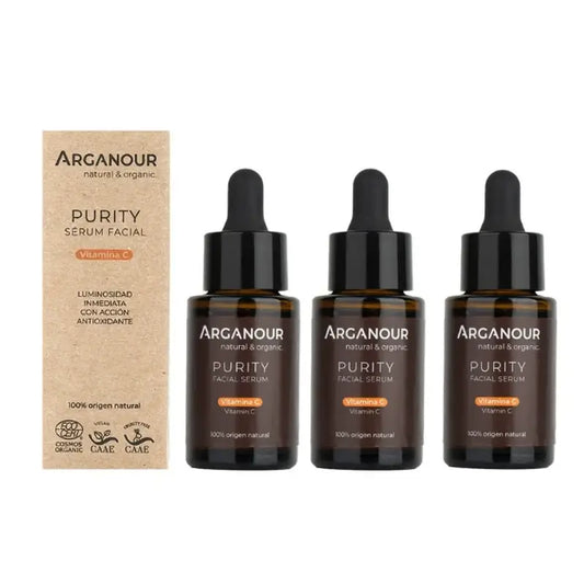 Arganour Facial Sérum Facial Purity Vitamina C, 3x30 ml