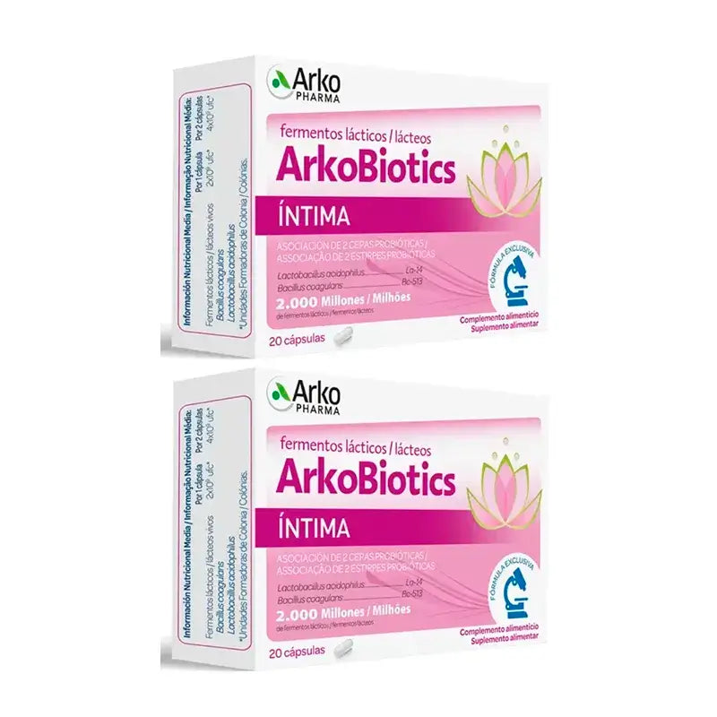 Arkopharma Arkobiotics Intima, Pack 2 x 20 Cápsulas