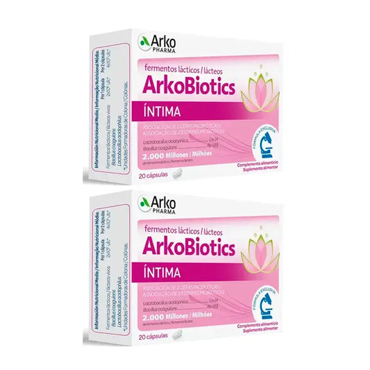 Arkopharma Arkobiotics Intima, Pack 2 x 20 Cápsulas