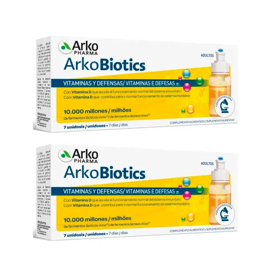 Arkopharma Arkobiotics Vitaminas Y Defensas Adultos, 2X7 Unidosis