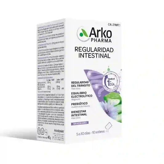 Arkopharma Arkocápsulas Tránsito Intestinal , 10 unidades