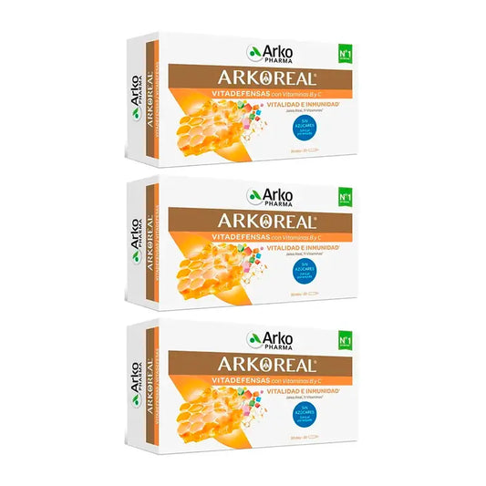 Arkopharma Arkoreal Jalea Real Vitadefensas, 3X20 Ampollas
