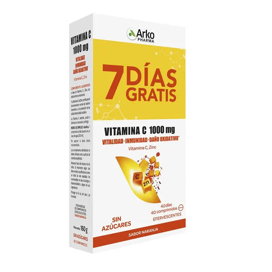 Arkovital Vitamina C 1000mg  Pack 2x20 Comprimidos Arkopharma