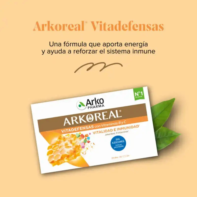 Arkoreal Jalea Real Vitadefensas 20 Ampollas - Arkopharma