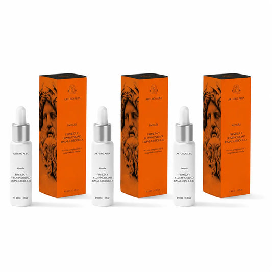 Arturo Alba Formula Firmeza Y Luminosidad Dmae-Ursolico 30Ml , pack 3