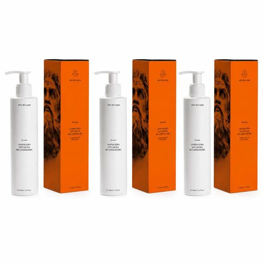 Arturo Alba Formula Limpiadora Espumosa Recuperadora 200Ml , pack 3