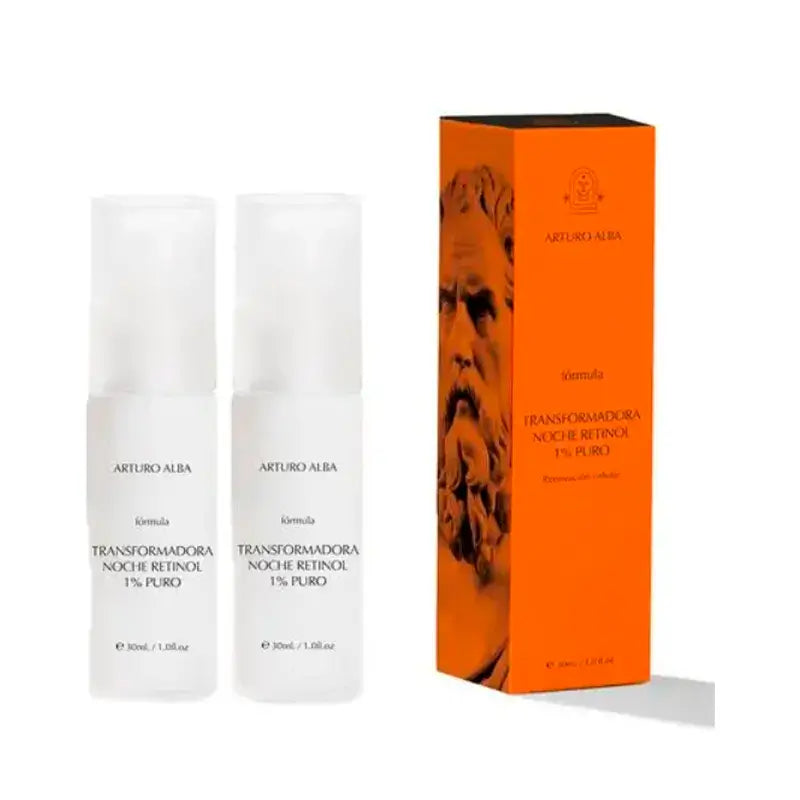 Arturo Alba Formula Transformadora Noche Retinol 1% Puro, Pack 2 x  30Ml