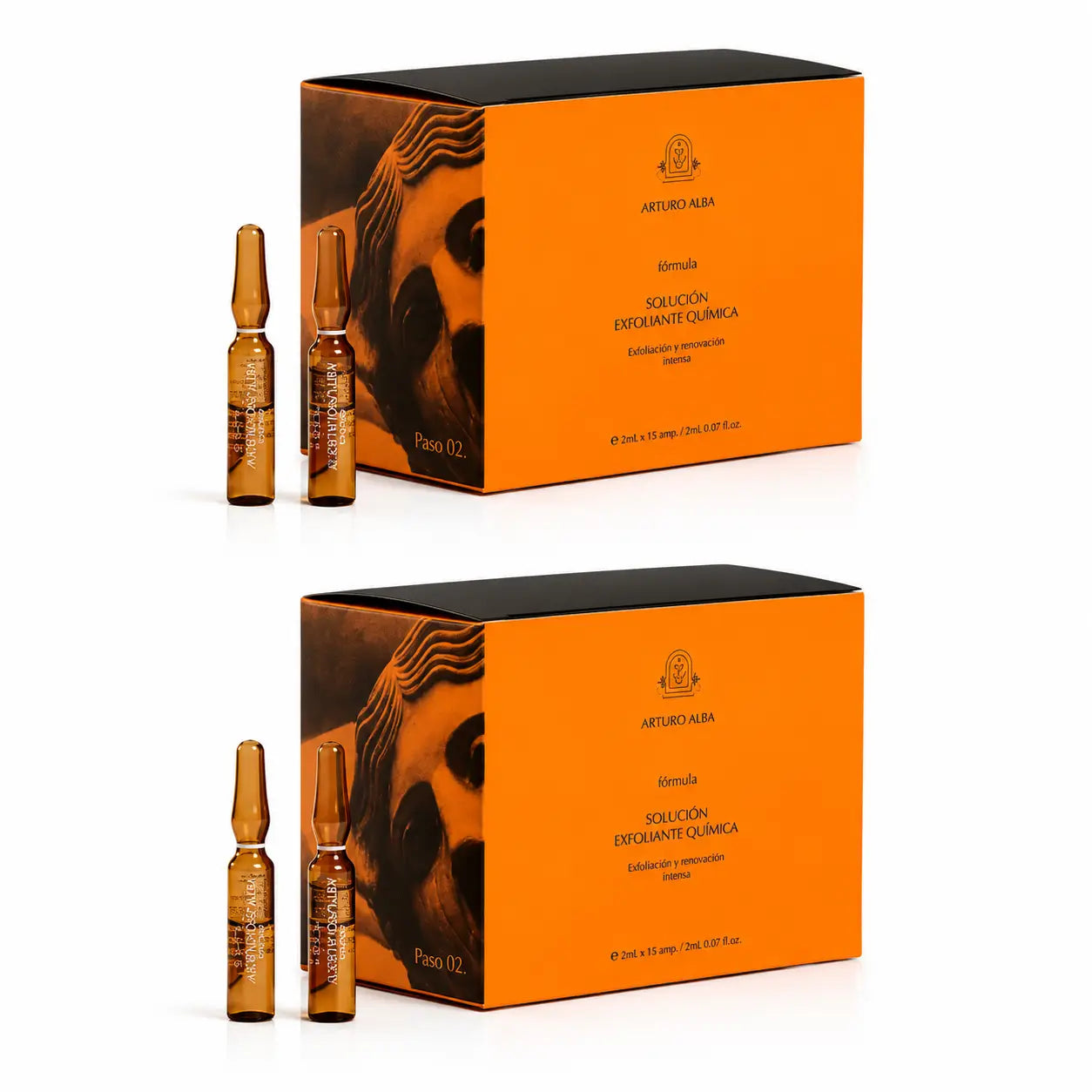 Arturo Alba Solución Exfoliante Química, 20 Ampollas X 150 Ml , pack 3
